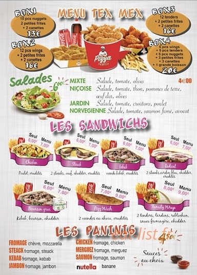 Pizza Familly — carte page 3