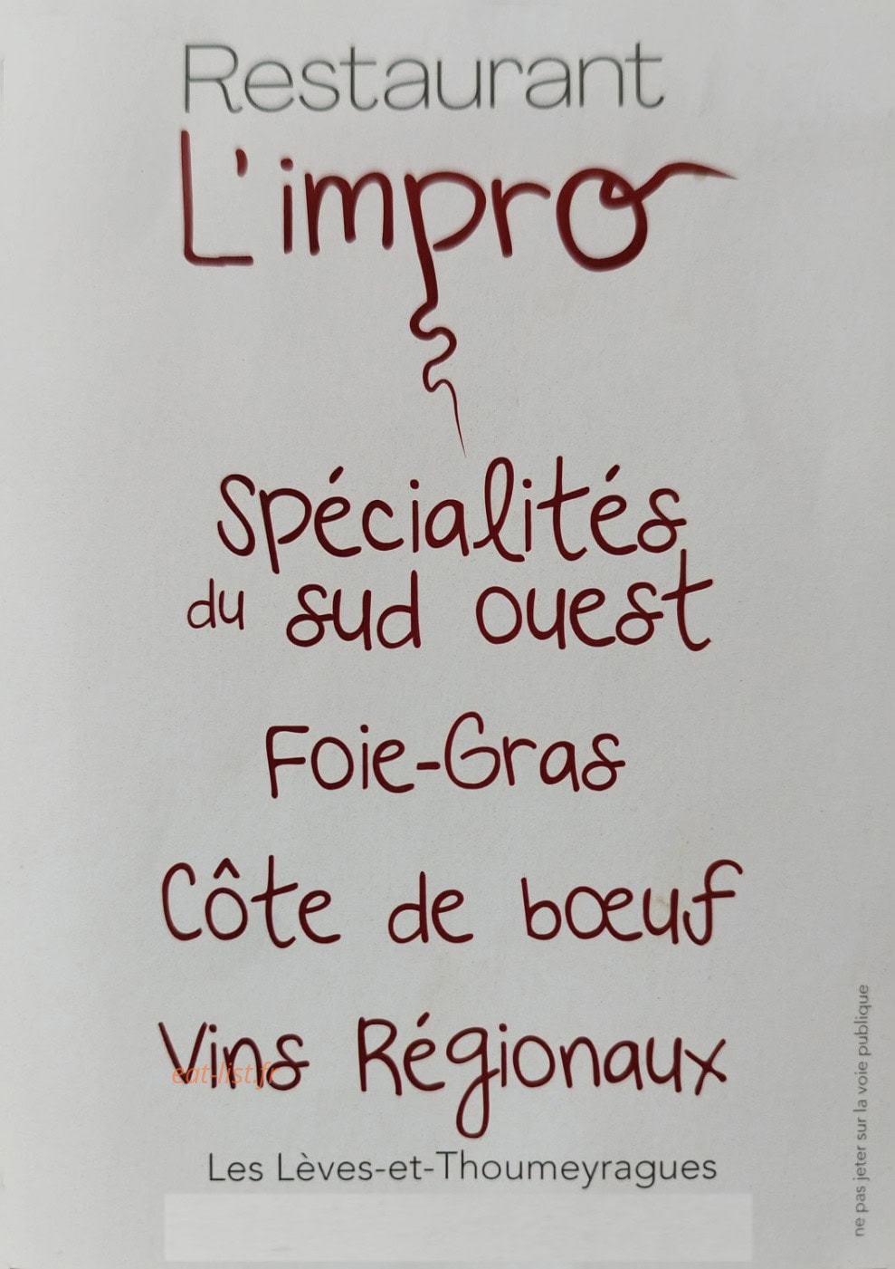 L'impro — carte page 1