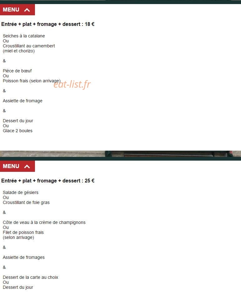 Les 4 Saisons — carte page 2