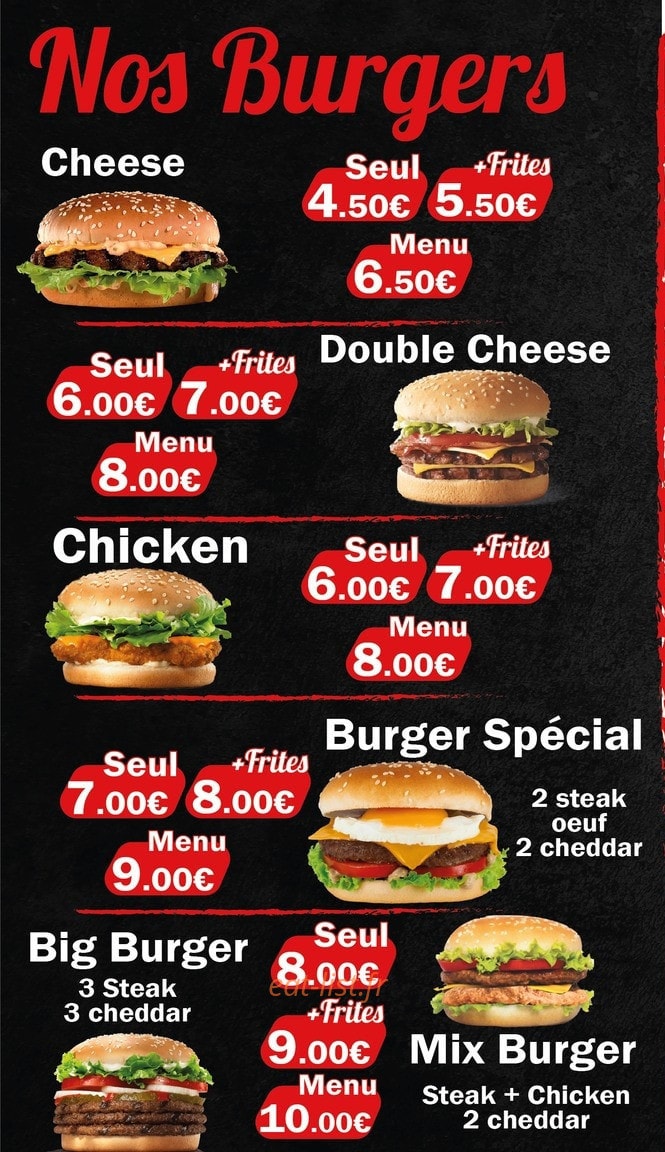 Fan's Tacos — carte page 3