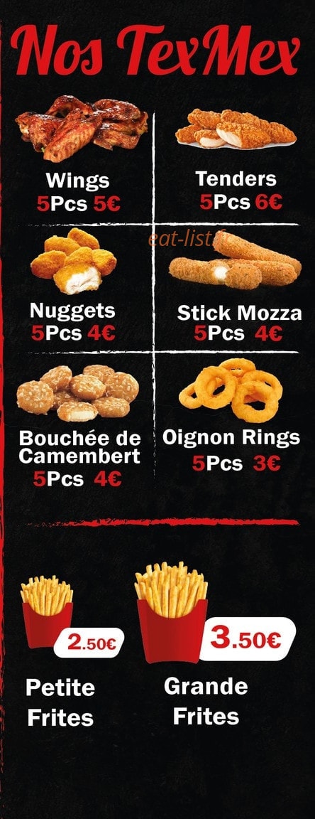 Fan's Tacos — carte page 2