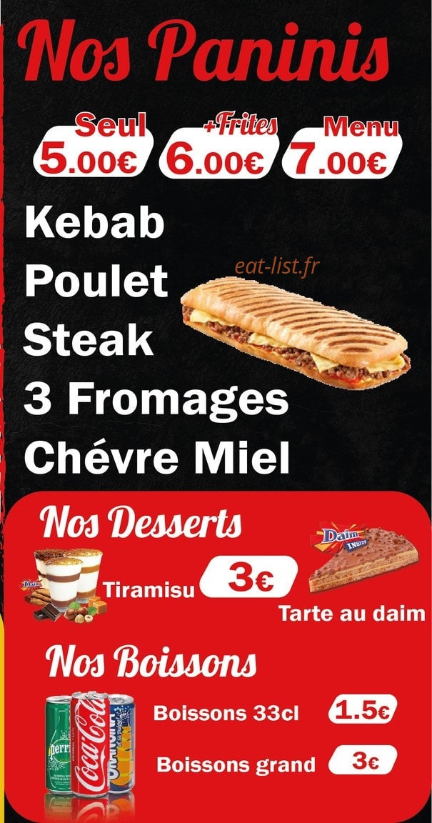 Fan's Tacos — carte page 5