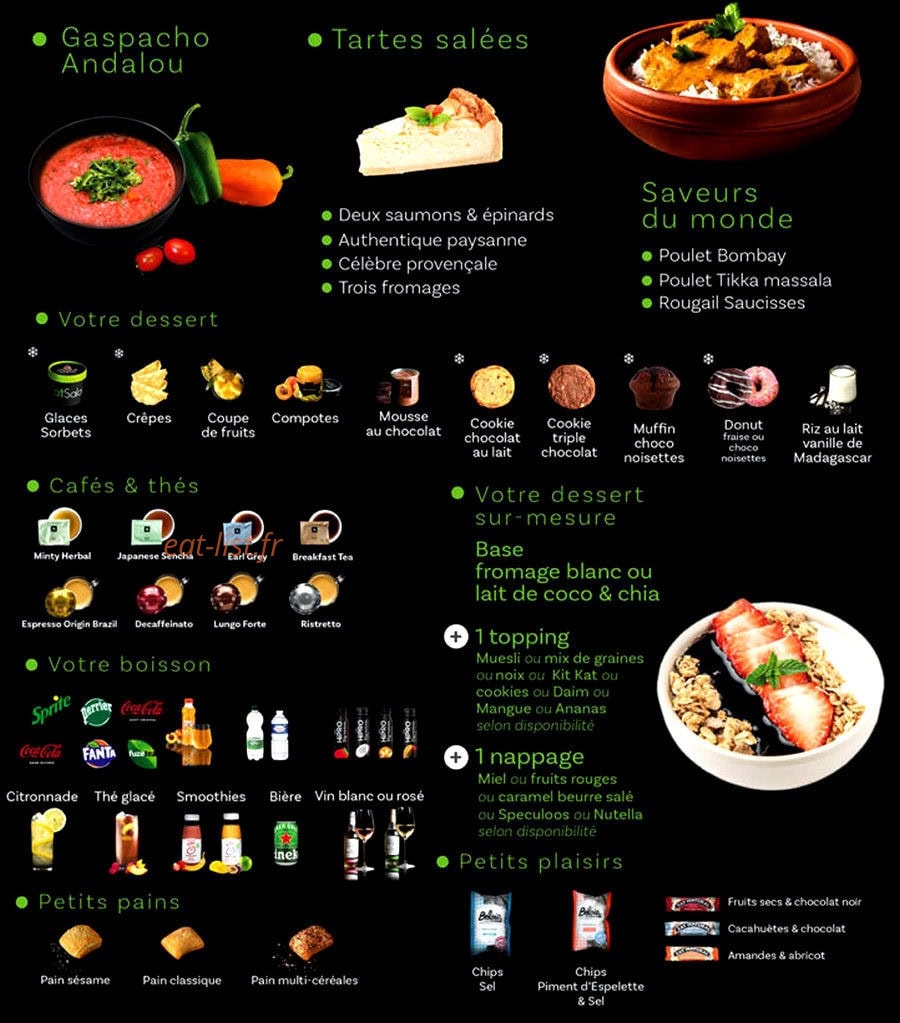 Eat Salad — carte page 10
