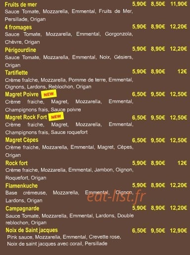 Hawaiian pizza — carte page 2