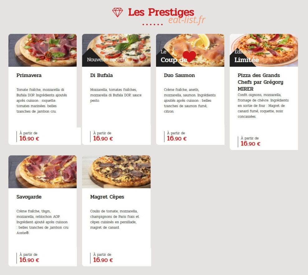La Boîte à Pizza — carte page 5