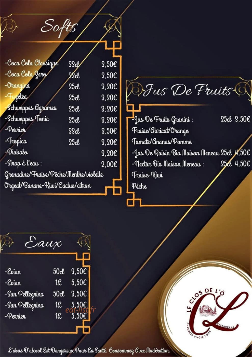 Le Clos de L'o — carte page 3