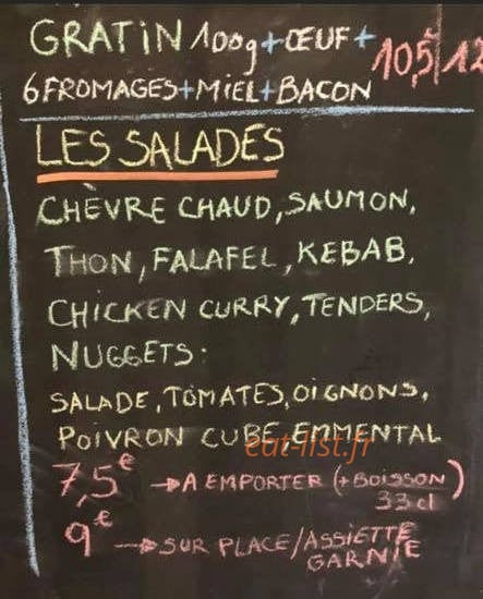 Le Saint Med Wich — carte page 1