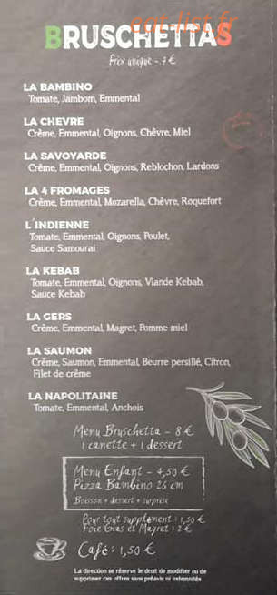 Pizzas Venezia — carte page 5