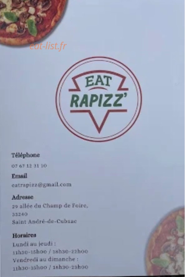 Carte et menu