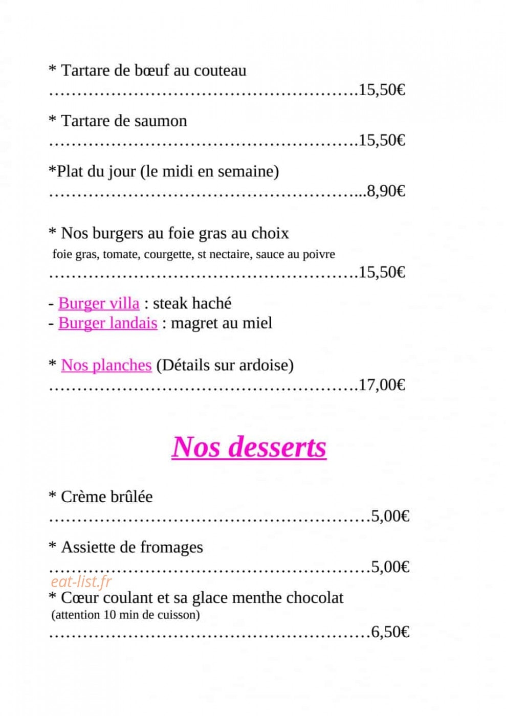 La Villa Mondénard — carte page 3