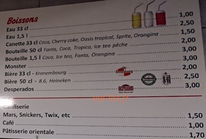 Le Kebab — carte page 3