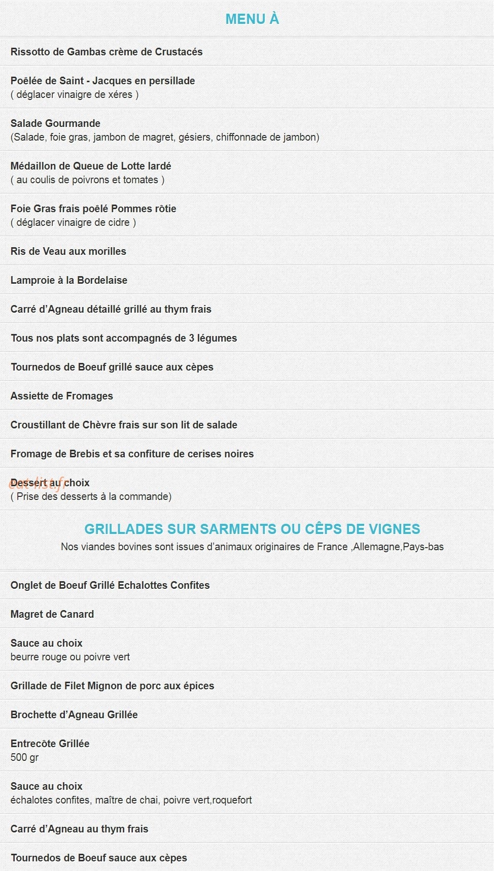 Chez carles — carte page 2
