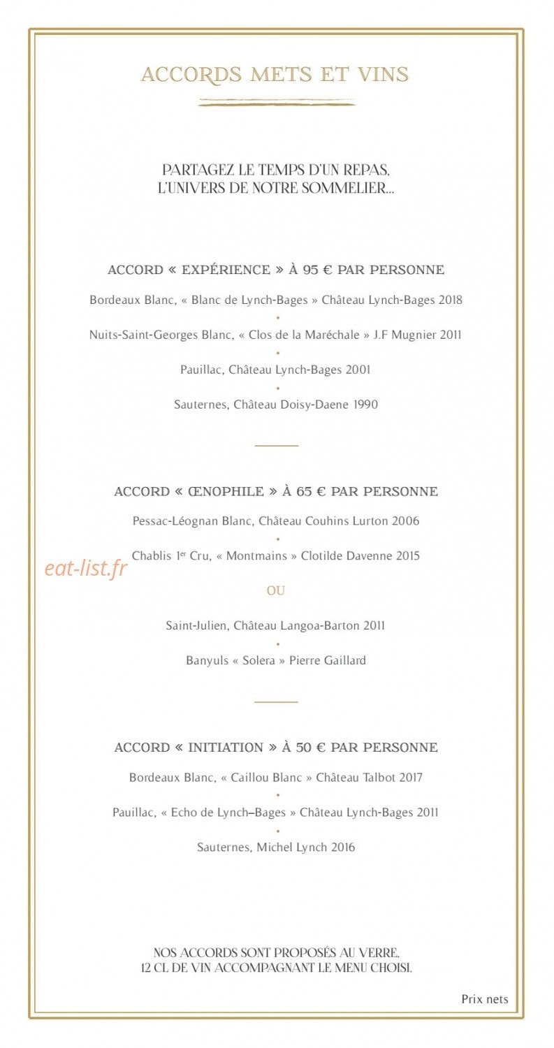 Le Café Lavinal — carte page 6