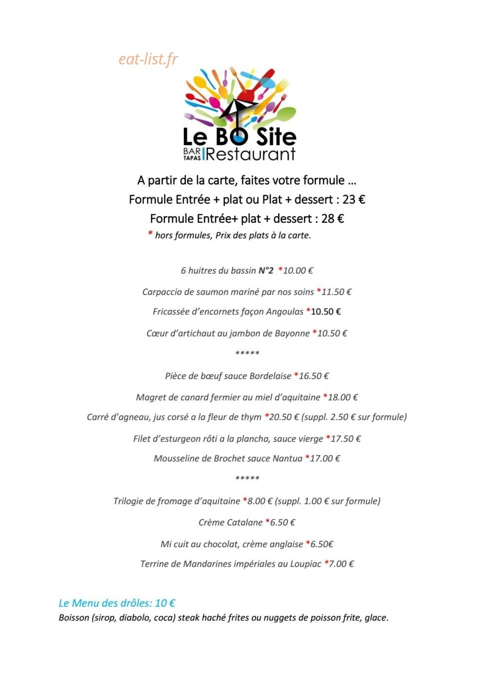 Le Bô Site — carte page 1