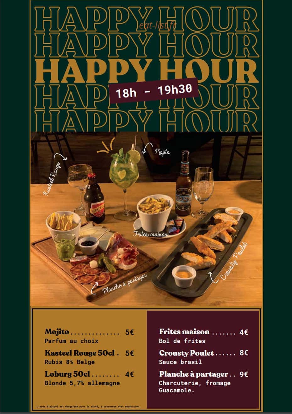 Angel's PUB — carte page 1