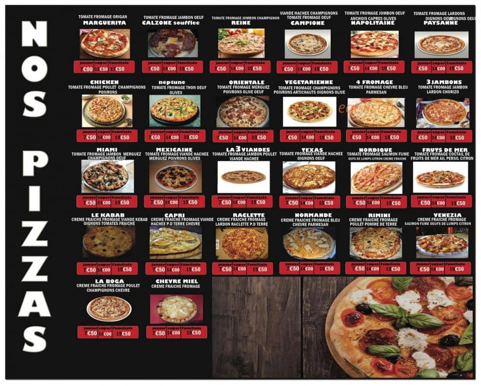 Chez Boga — carte page 1