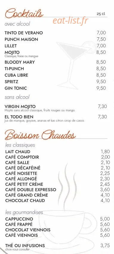 La brasserie Tapería — carte page 7