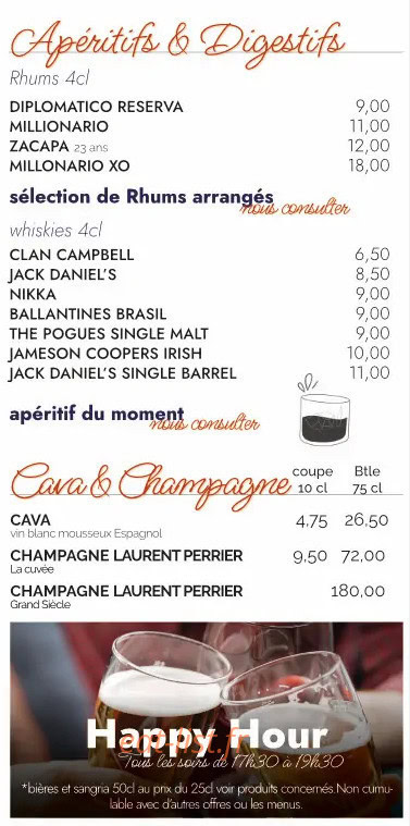 La brasserie Tapería — carte page 8