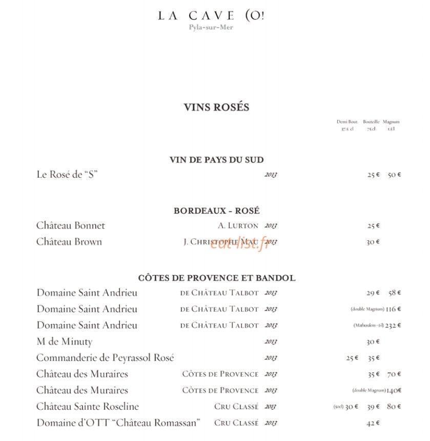 La Coorniche — carte page 6