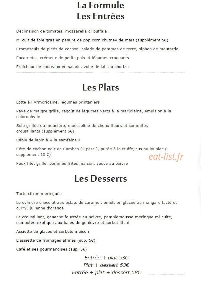 La Coorniche — carte page 3