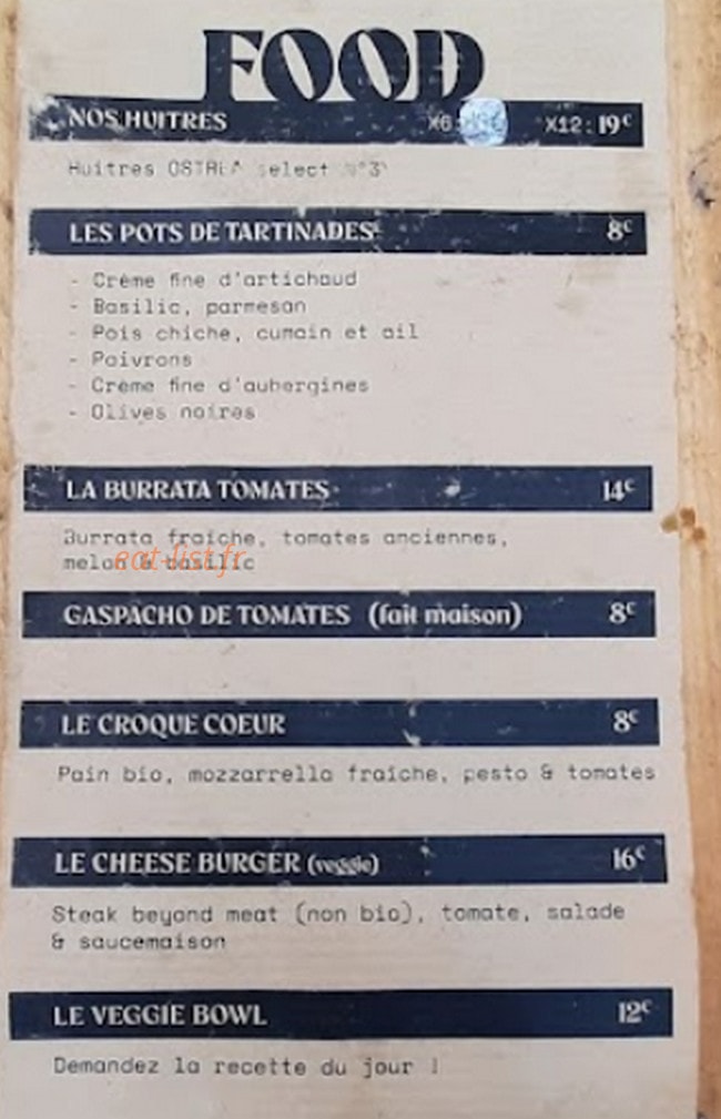La Sauvagerie — carte page 1