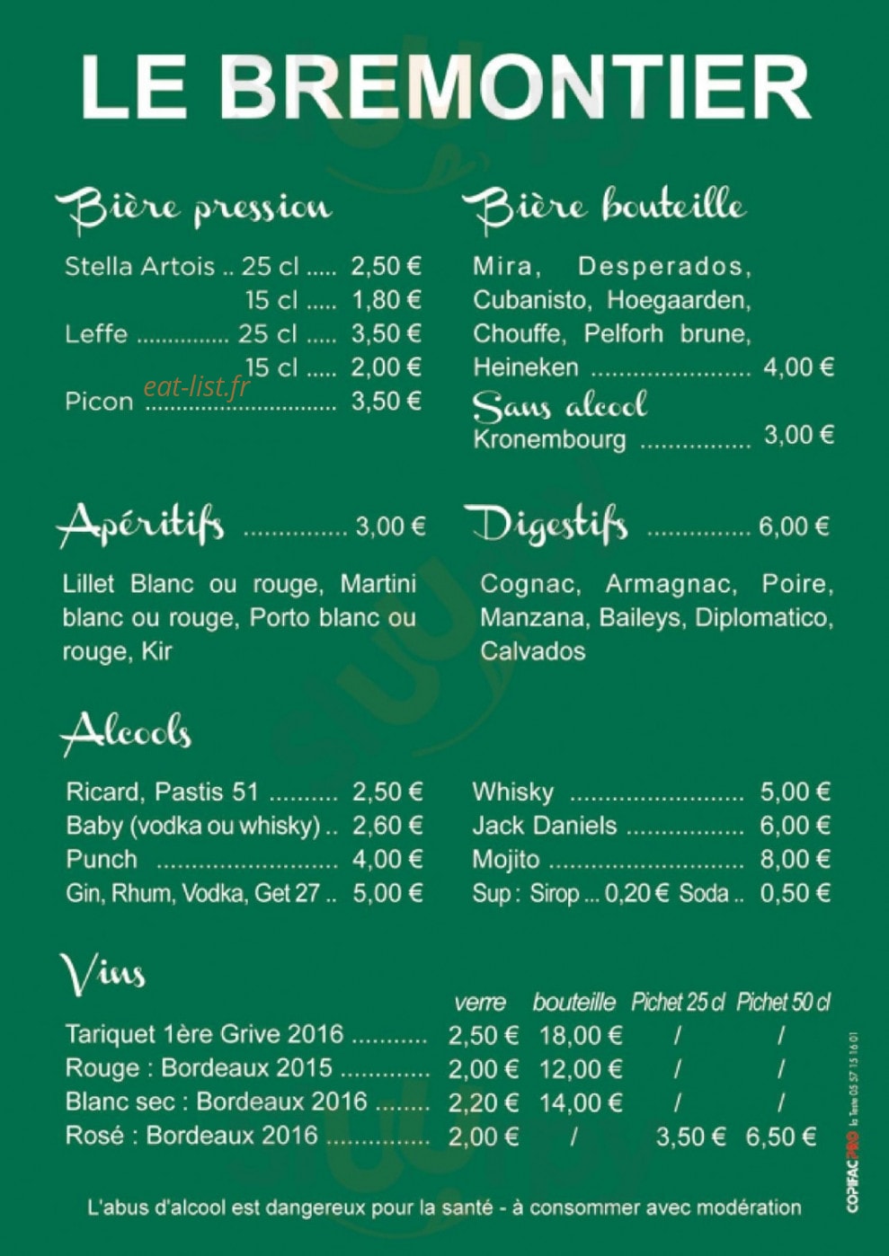 Le Brémontier — carte page 4
