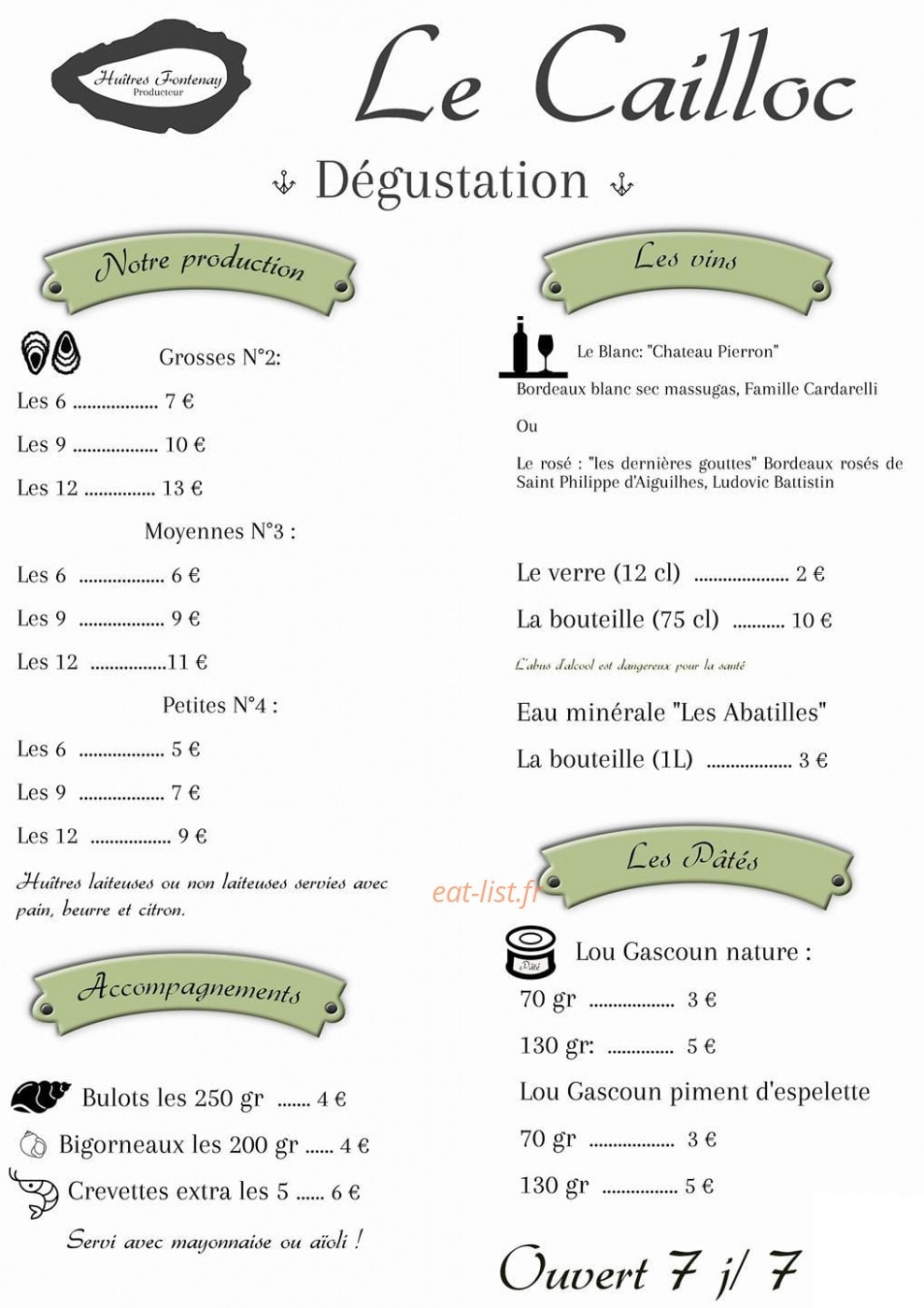 Le Cailloc — carte page 1