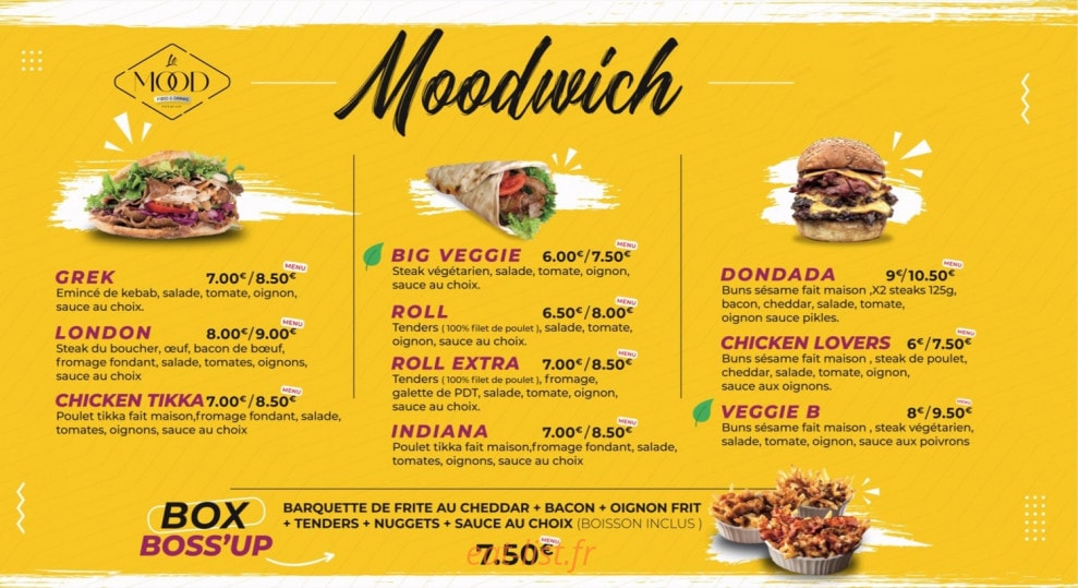 Le Mood — carte page 1