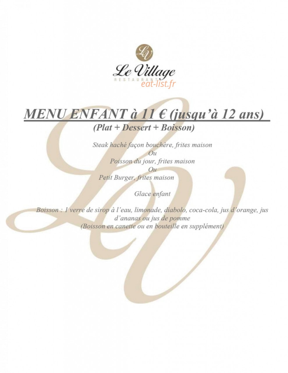 Le Village — carte page 4