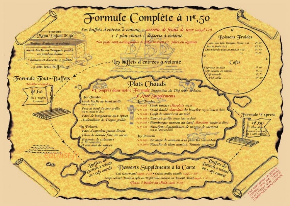 Robinson Crusoé — carte page 1