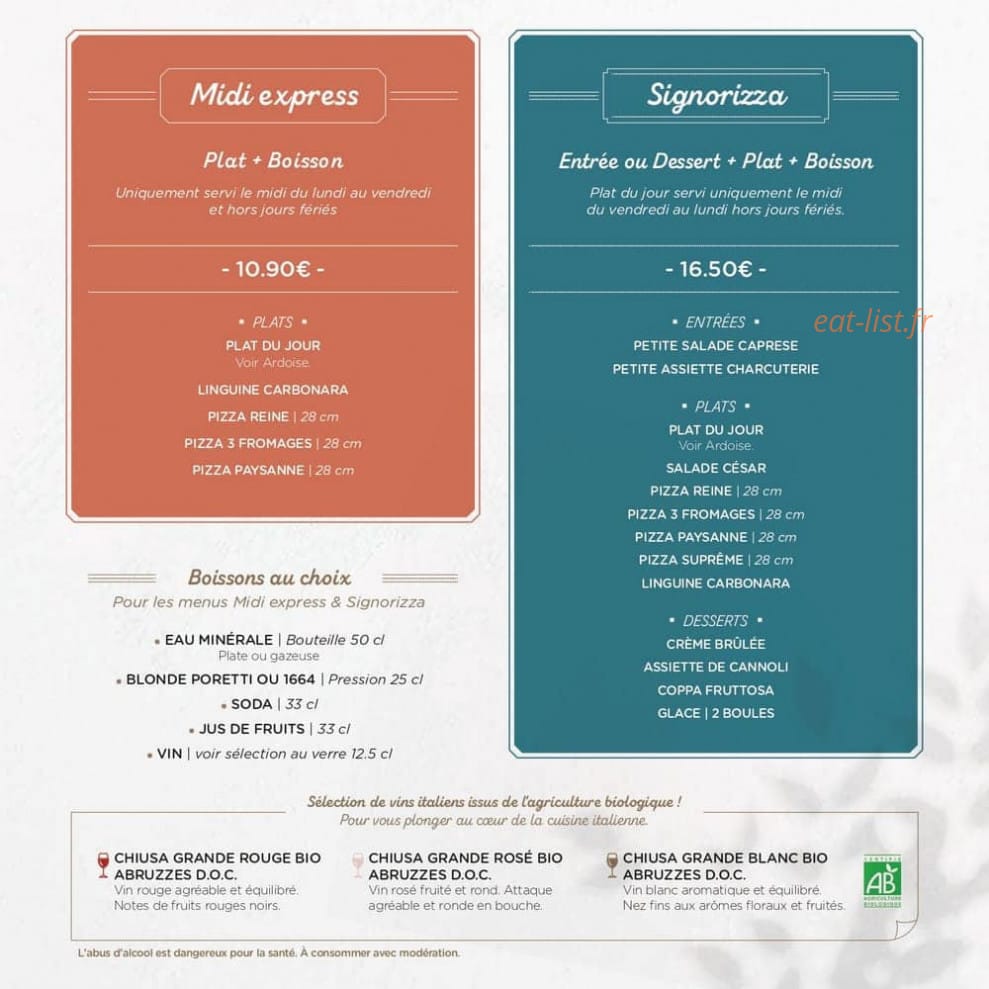Signorizza — carte page 6