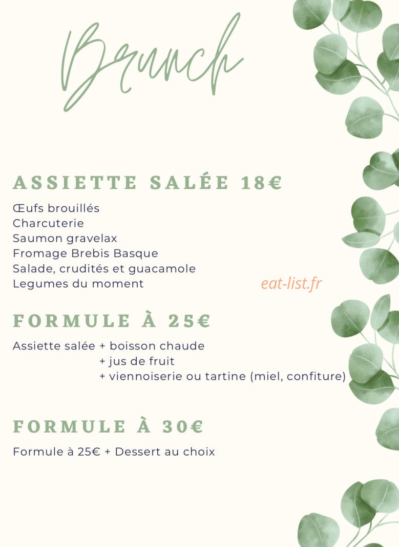 Tekoa Café — carte page 4