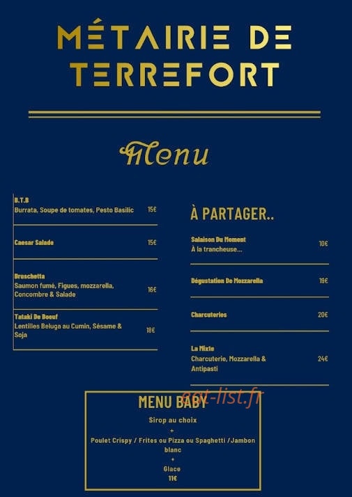 La Métairie de Terrefort — carte page 3