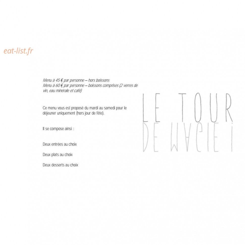 Le Saint-James — carte page 11