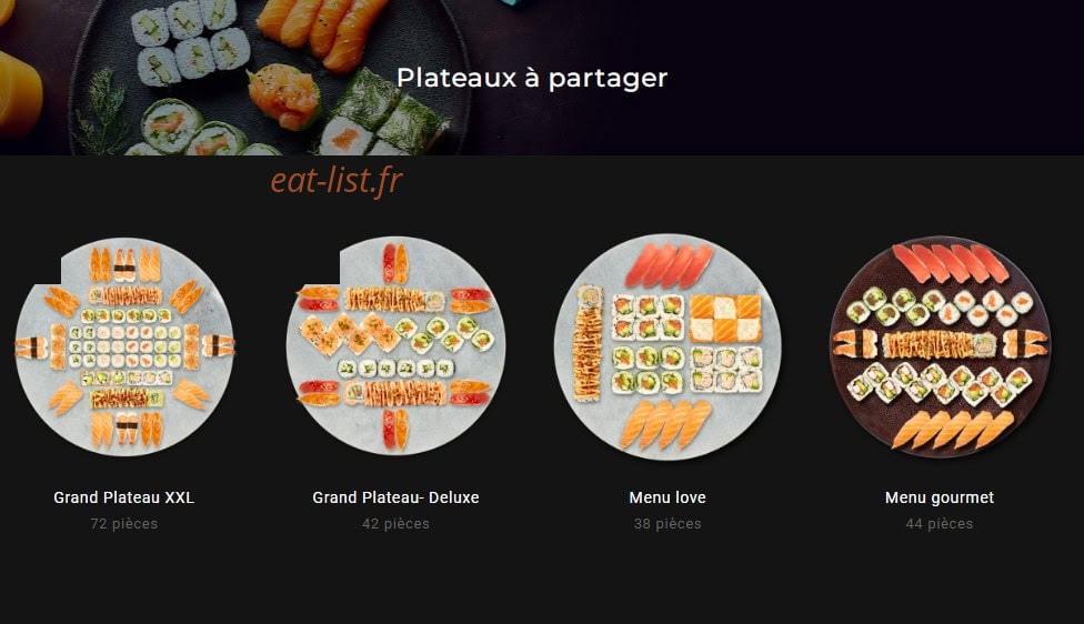 Sushi Gourmet — carte page 11