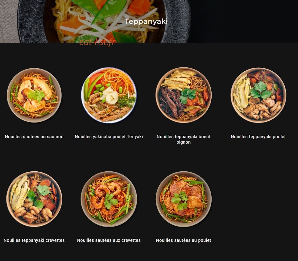 Sushi Gourmet — carte page 13