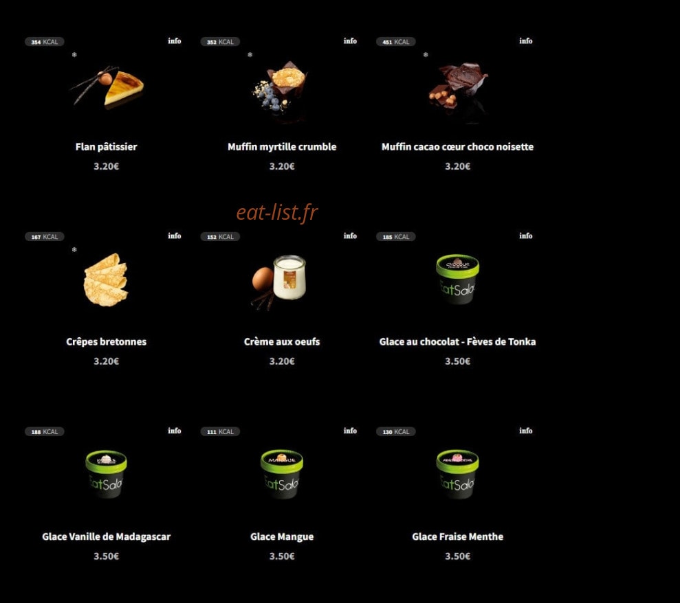 Eat Salad — carte page 11