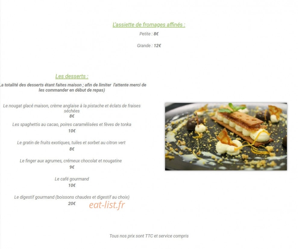 La table De La Chèze — carte page 2
