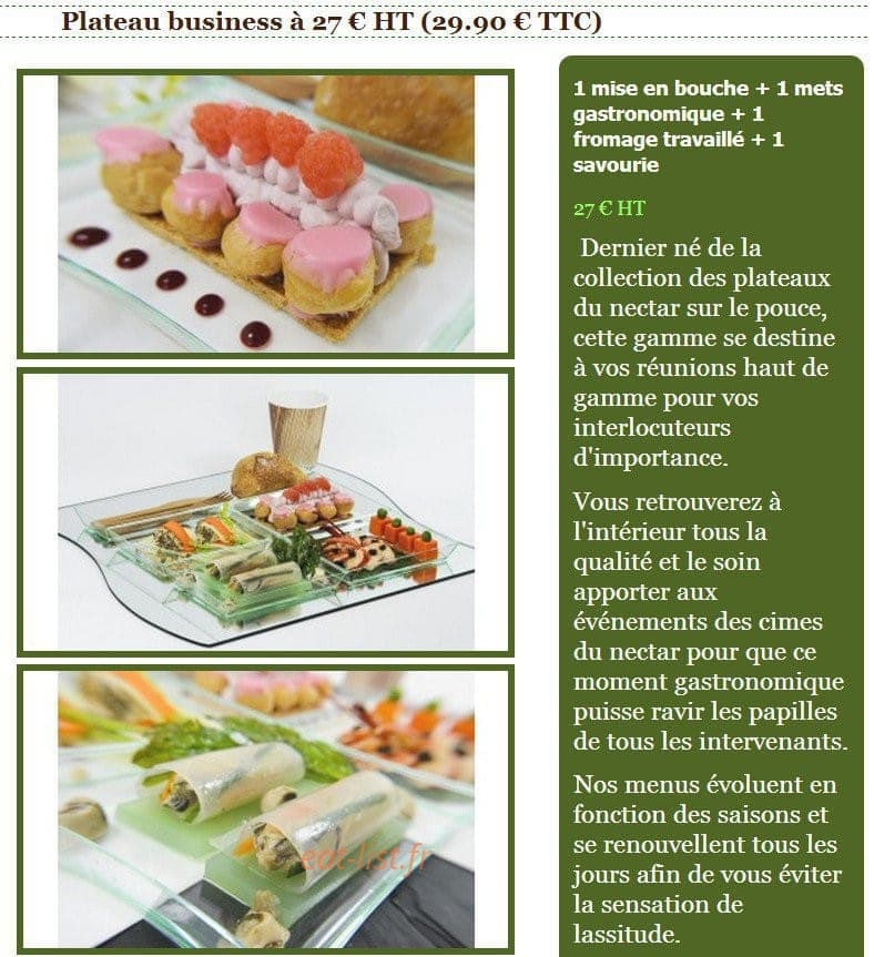 Le Nectar — carte page 4
