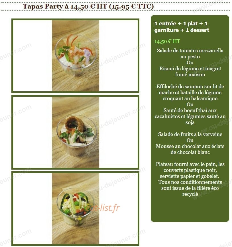 Le Nectar — carte page 1