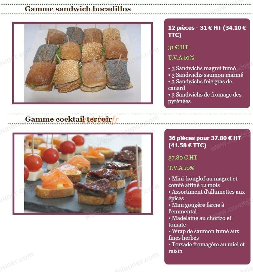 Le Nectar — carte page 5