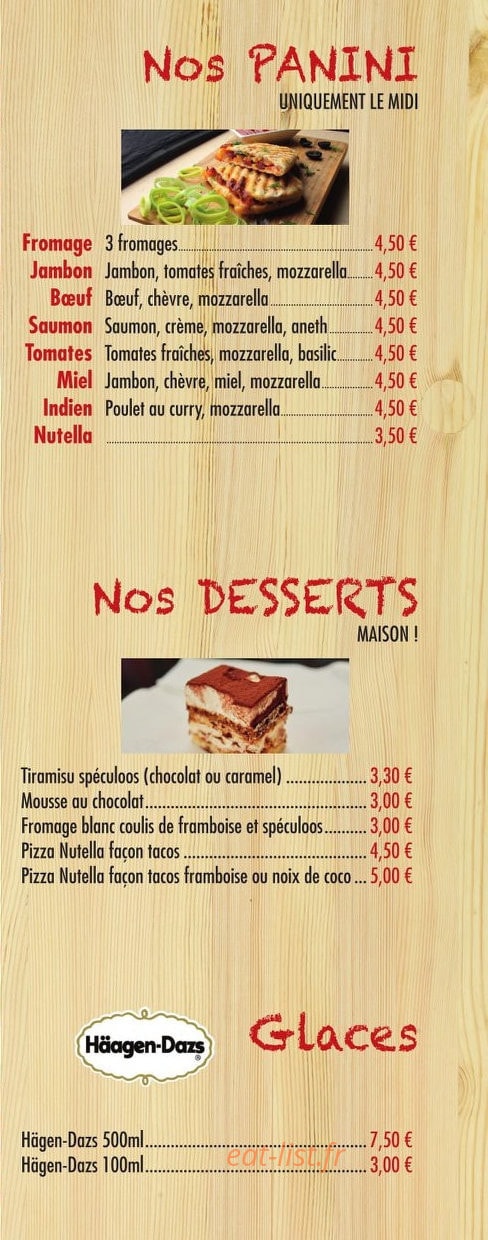 Pizza Nonni — carte page 3