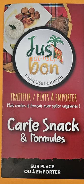 Just bon — carte page 1