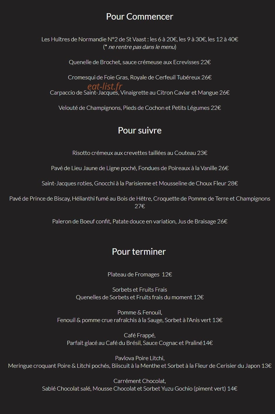 Les Criquets — carte page 1