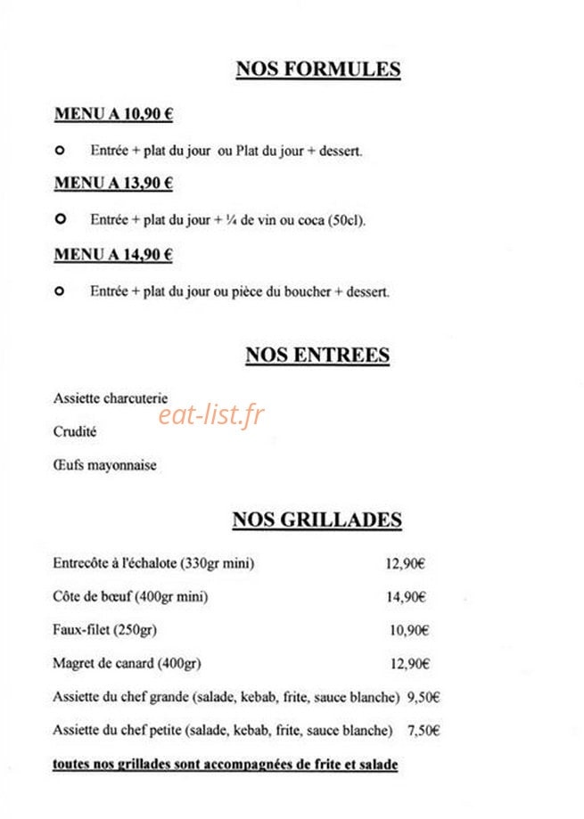 Les frères pizza — carte page 3