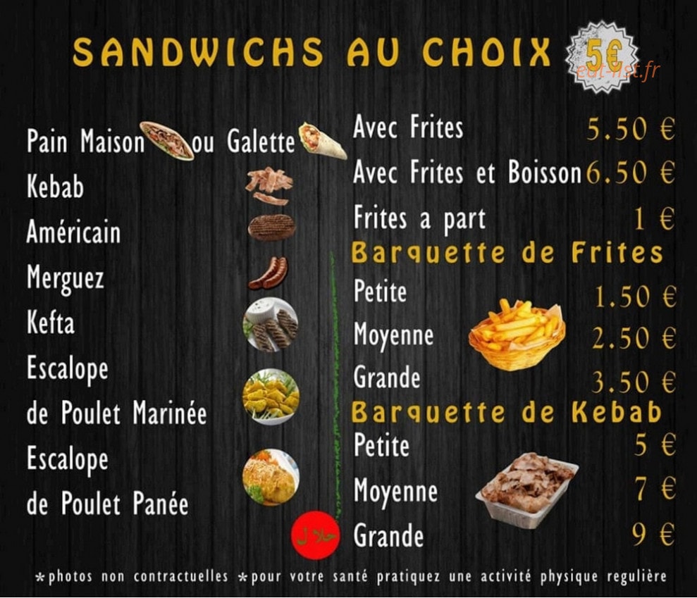 Les FrérO' Tacos, — carte page 5