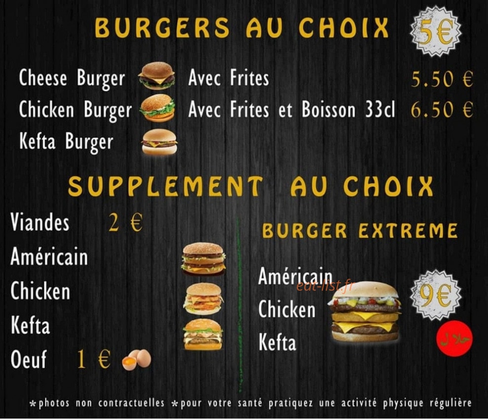 Les FrérO' Tacos, — carte page 4