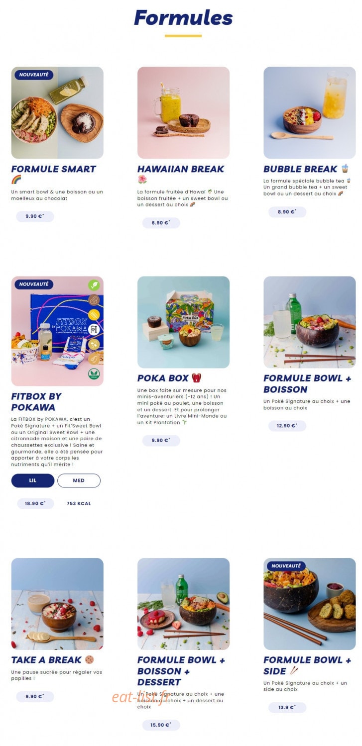 Pokawa — carte page 3