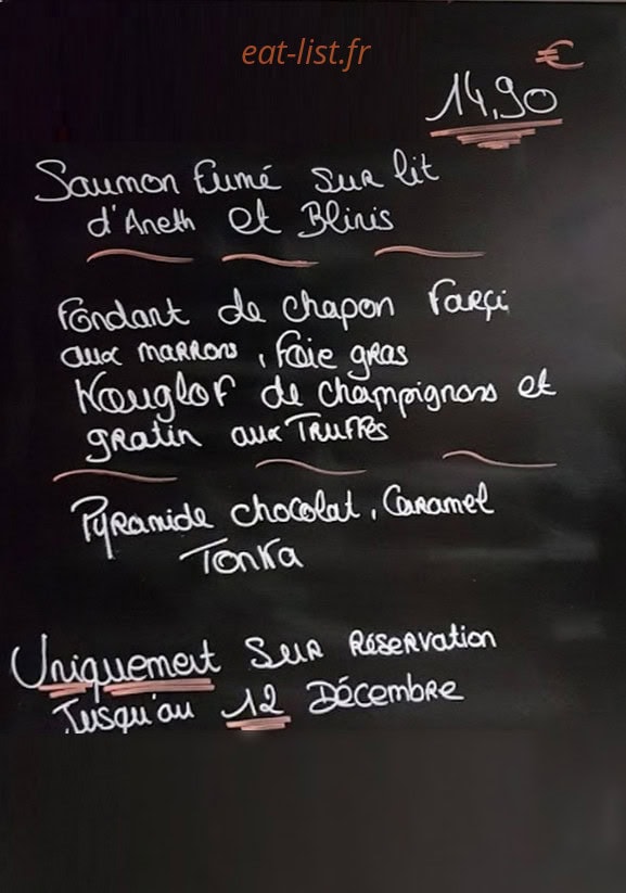 Cafe Du Printemps — carte page 1