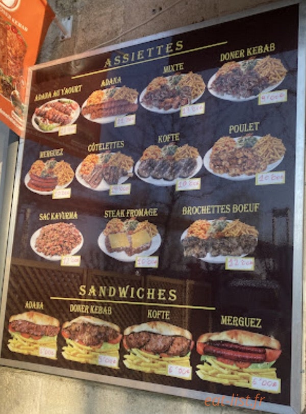 Chez Safiye — carte page 2